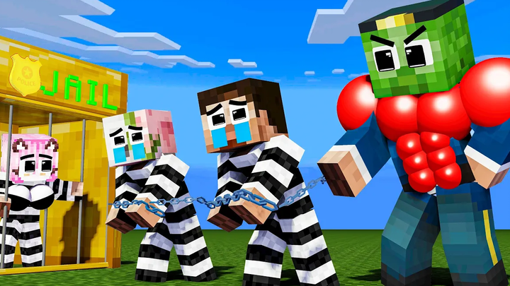 ชีวิตมายคราฟ ตำรวจเด็กซอมบี้ รถบัสไร้คนขับ แอนิเมชั่นมายคราฟ