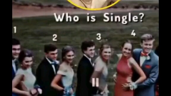 Guess which one is single in here!