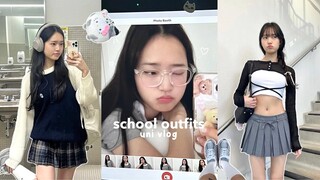 uni vlog: what i WEAR in a week to university (pinterest/school outfit inspo + ideas)