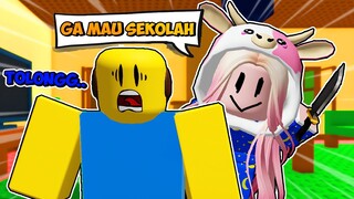 MOMON GILA!! GARA-GARA di PAKSA PAPA untuk PERGI ke SEKOLAH ft @BANGJBLOX