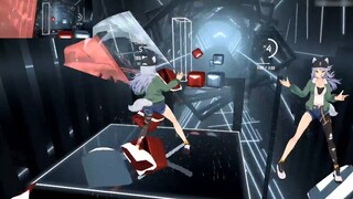 Beat Saber dengan lagu Demon Slayer "Gurenger"