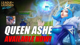 NEW ASHE SKIN! QUEEN ASHE! - WILD RIFT