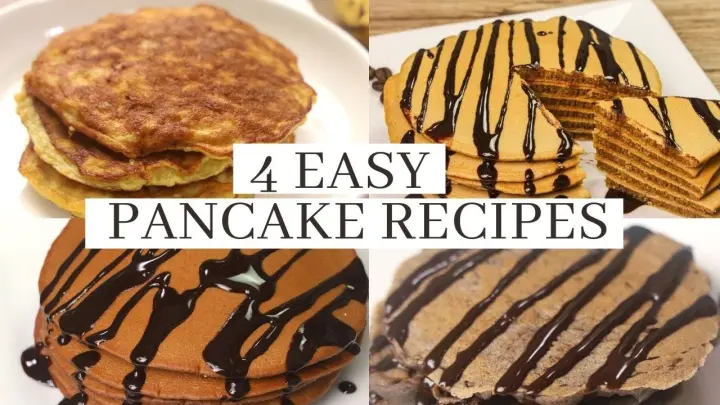 4 Easy Pancake Recipes  ( How To Make Pancakes )