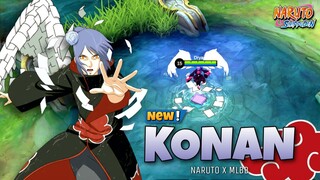 INI DIA SKIN TERBARU KADITA, KONAN SI PENGENDALI KERTAS ‼️[NARUTO X MLBB]