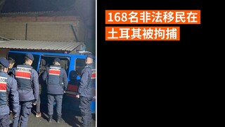 168名非法移民在土耳其被拘捕
