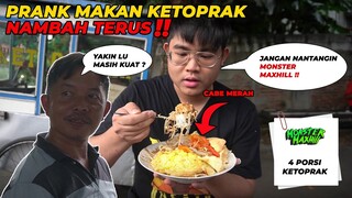 BANTAI ABANG2 KETOPRAK PINGGIR JALAN ‼️ GAK BERHENTI NAMBAH AMPE 5 PIRING AMPE EMOSI ABANGNYA COK