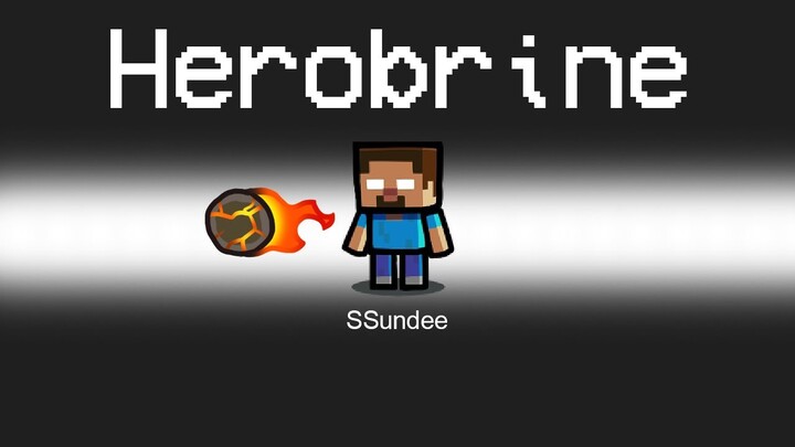 SUPER HEROBRINE Imposter Role in Among Us