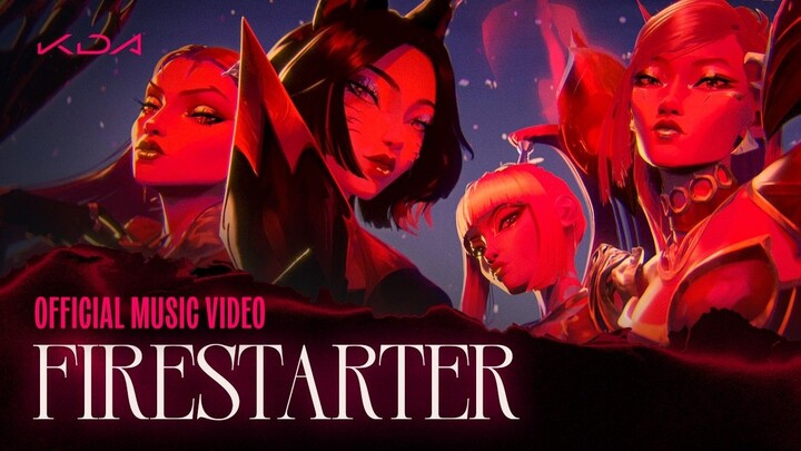 [i-DLE] K/DA explodes onto the scene! FIRESTARTER (ft. Weiyuan & Xiaojuan) MV with Chinese subtitles