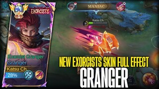 NEW EXORCISTS SKIN: GRANGER FULL EFFECT & SOUND!! | MOBILE LEGENDS: BANG BANG