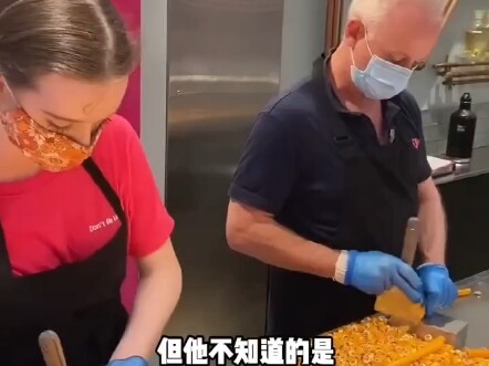 父女比赛切糖果