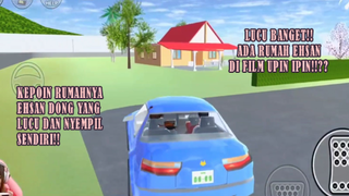LUCU BANGET!! ADA RUMAH EHSAN DI FILM UPIN IPIN!!?? SAKURA SCHOOL SIMULATOR