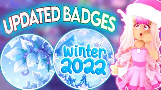 *CONFIRMED* WINTER BADGES ICONS LEAKED! ROBLOX Royale High Christmas New Update Tea