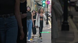 Girls walk along an evening street in Moscow #youtubeshorts #shorts #girls #fashion #beautiful