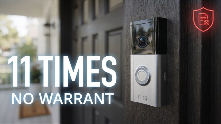 Ring Gave Police Your Footage Without Asking