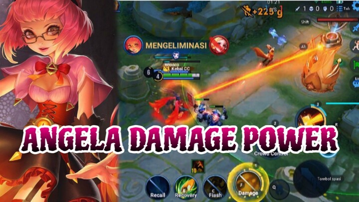 ANGELA DAMAGE POWER