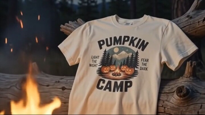 Vintage fall aesthetic: Pumpkin Camp tee 🍁 #vintagefashion #fallstyle