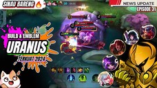 SINAU BARENG🔥 Cara main uranus gak mati mati episode 31.(MLBB/MOBILE LEGENDS)