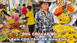 Diện kiến ông chú style Cao Bồi bán cơm tấm Sườn - Bì - Chả "rẻ như cho" ở Sài Gòn| Địa điểm ăn uống