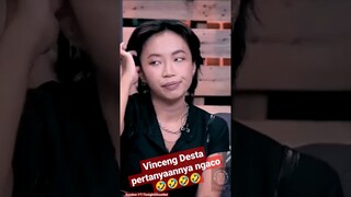 Vincent Desta pertanyaannya ngaco🤣🤣🤣🤣 #tonightshow #nettv #desta #vincent #enzy #tonightupdate