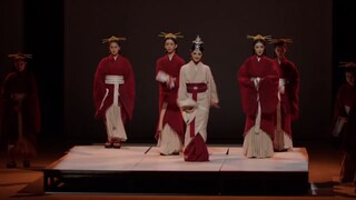 Vũ kịch Kimono "Tây Thi": Điệu múa Xiangji, đôi tay ngọc thon thả, eo mềm như liễu, chân đi guốc gỗ,