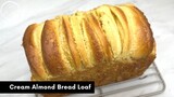 ขนมปังครีมอัลมอนด์ Cream Almond Bread Loaf | AnnMade