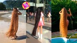 Girls With Extremely Long Hair - New Real Life Rapunzels Musically Compilation 2019