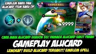 EMBLEM & ALUCARD ITEM BARU❗CARA MAIN ALUCARD TERBARU + BUILD ALUCARD TERSAKIT 2024❗GAMEPLAY ALUCARD