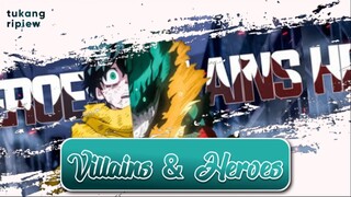 Review alur film anime - Villains and heroes by tukang ripiew
