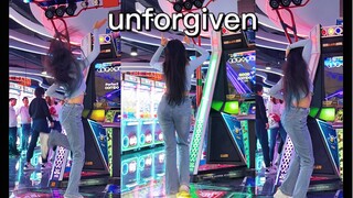 【le sserafim-unforgiven】第一次玩跳舞机升级版   半曲翻跳