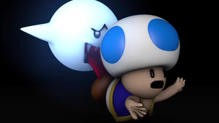 [Mario Fan Animation] Dumb Blue and the Shy Ghost