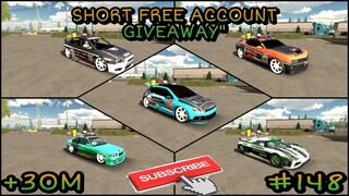 || Short Free Account Giveaway#148 || Car Parking Multiplayer 4.8.2