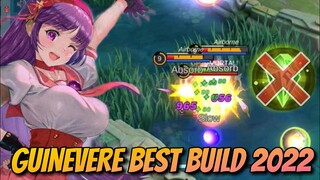 Guinevere Gameplay 2022 #1 • Top Global Guinevere • Broken Build • Mobile Legends ✓