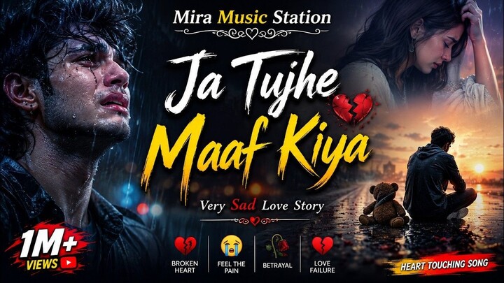 Ja Tujhe Maaf Kiya 💔 | Very Sad Love Story Song | New Hindi Sad Song 2026 | Broken Heart Song