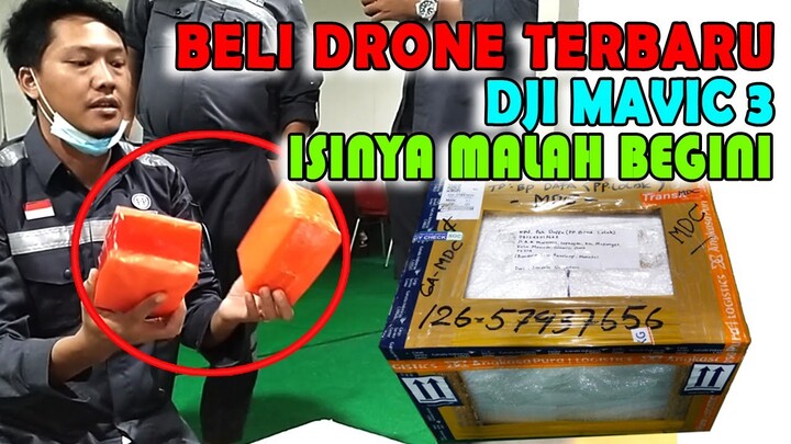 UNBOXING DRONE TERBARU MAVIC 3 ISINYA KOK MALAH KOTAK SABUN