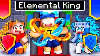 Playing as an ELEMENTAL KING in Minecraft!