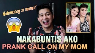 NAKABUNTIS AKO | PRANK CALL ON MY MOM *EPIC FAIL* | JreyVlog