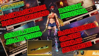 BAGI BAGI KODE REDEEM PARANG LEGEND EVENT RAMPAGE INVITATION