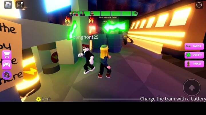 Roblox / Escape evil robot factory เด็กน้อย&แม่สายNoob