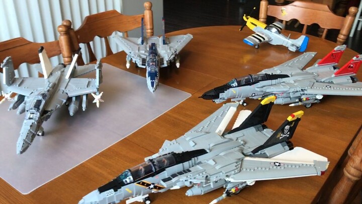 [LEGO MOC] [1/35] ปืนยอดนิยมตอนที่ 2 [EA18G] [ผู้ปลูก] [FA18F] [ซูเปอร์แตน]