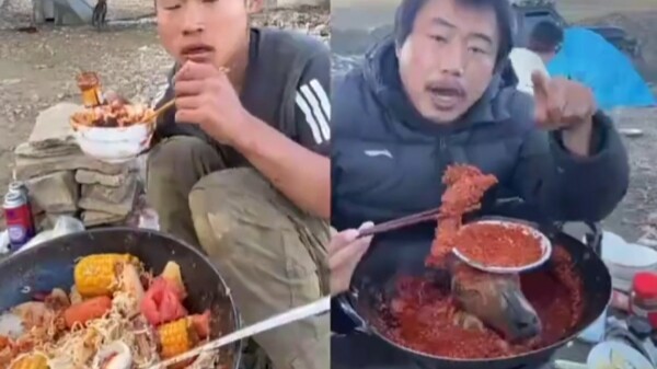 他俩估计就隔着30米直播