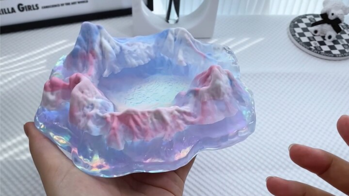 【Pembuatan Gunung Salju Resin】Gunung Salju Es Krim yang Menggemaskan