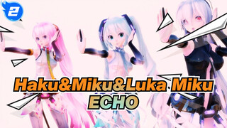 [Haku&Miku&Luka|MMD]Tda_Append-ECHO_2