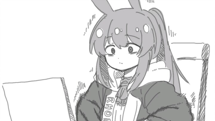 When the little bunny sees the admin, they’re like…
