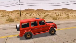 Flatbed Truck Mcqueen  _ Transportation with Truck - Pothole vs Car _488 - BeamN