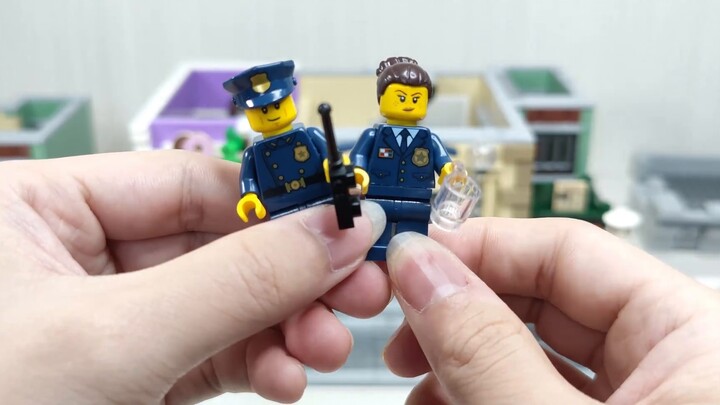 [Cá trong nước linh hồn] Đồn cảnh sát Lego 10278/Loạt cảnh đường phố 2021 Đánh giá chi tiết sản phẩm