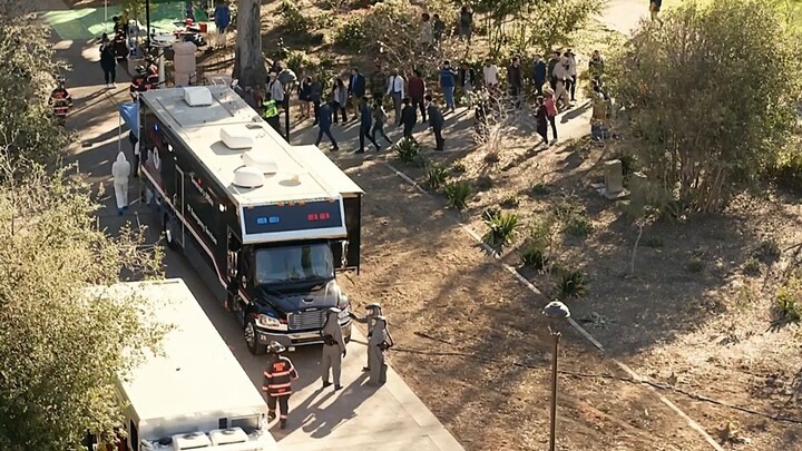 A cloud of dust burst out of the greeting card. Suspecting a biological attack, the woman quickly di