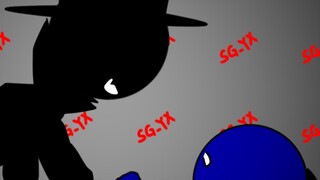 Dad doesn't wear clothes at night【sprunki】【black and blue】