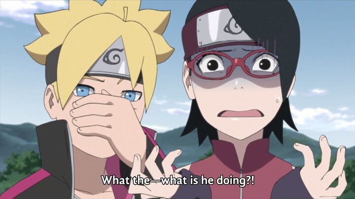 Sarada And Boruto Gets Nausea After Seeing Tosaka Licks Birds Dirt