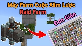 Hướng Dẫn Xây Máy Farm Kẻ Cướp Dân Làng (Raid Farm) Đơn Giản Trong Minecraft PE | Pillager Farm