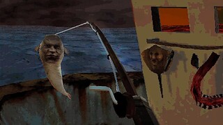 A Fishing Horror Game Where Fish Have Human Faces - Mourning Tide
